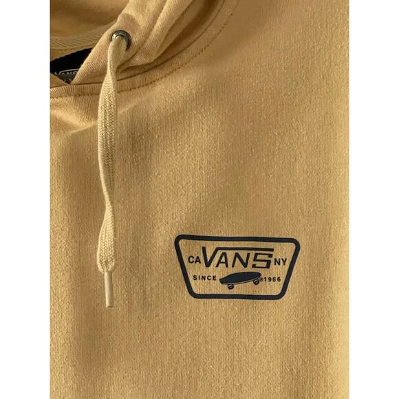 Vans Sweatshirt Hoodie Yellow Unisex Size Medium - Picture 4 of 8